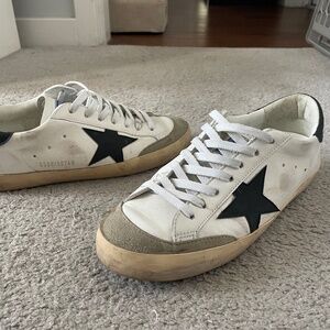 Golden Goose Super-Star Leather Sneakers